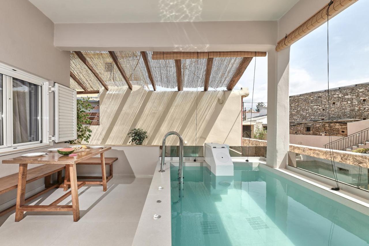 2 Bedroom Villa With Heated Swimming Pool-Spa Whirlpool-Bbq! Melidhónion エクステリア 写真